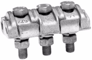 Hubbell Power LC60 Series Parallel Groove Bronze Multiple Center Bolts Aluminum