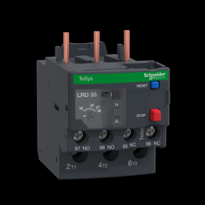 Schneider Electric LRD TeSys™ Deca Differential Thermal Overload Relays 30 - 38 A 1 NO 1 NC Class 10