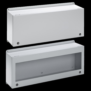 nVent HOFFMAN Wall Mount Hinged Cover Landscape Weatherproof Enclosures Steel 12 x 9 x 6 in 16 ga NEMA 4/12