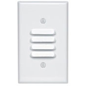 Leviton Standard Vertical Louvre Wallplates 1 Gang Stainless Steel 302 Stainless Steel Strap