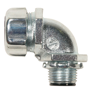 ABB Thomas & Betts 5300-HT High Temperature Series 90 Degree Liquidtight Connectors Insulated 1/2 in Compression x Threaded Malleable Iron