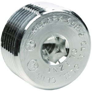 Hubbell-Killark Electric Plug Series Close-up Plugs 1 in Steel Rigid/IMC