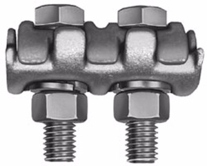 Hubbell Power LC400 Series Parallel Groove Bronze Multiple Center Bolts Bronze