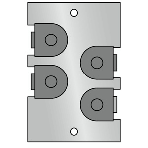 ABB Thomas & Betts AFCN Series Grommeted Closure Plates