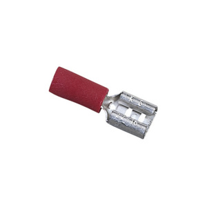 Ideal Female Insulated Disconnects 22 - 18 AWG Serrated Barrel 0.110 in Red