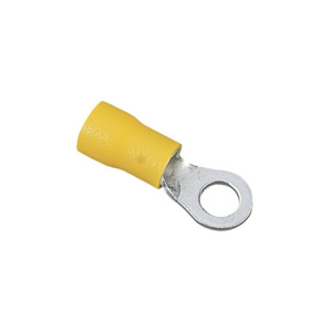 Ideal Insulated Ring Terminals 12 - 10 AWG 3/8 in Yellow
