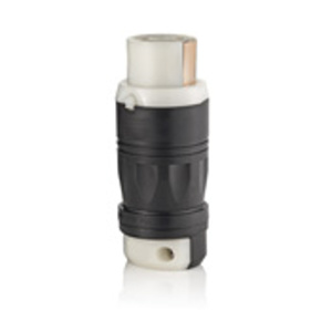 Leviton Black & White® Locking Connectors 50 A 3P4W Non-NEMA Non-Insulated Dry Location