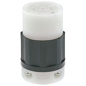 Leviton Black & White® Locking Connectors 20 A 4P5W L21-20R Non-Insulated Dry Location