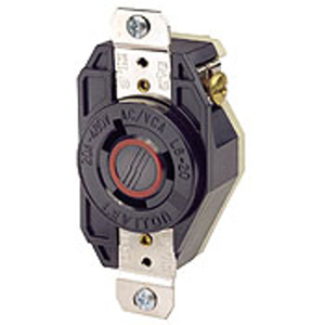 Leviton V-0-Max™ Series Locking Receptacles 2P3W L8-20R 480 V