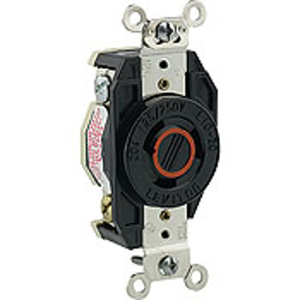 Leviton V-0-Max™ Series Locking Receptacles 20 A 125/250 V 3P3W L10-20R