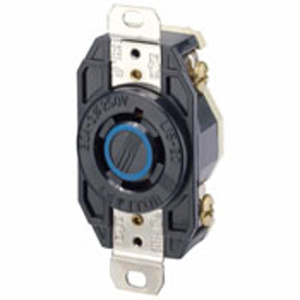 Leviton V-0-Max™ Series Locking Receptacles L15-20R Black