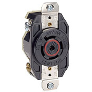 Leviton V-0-Max™ Series Locking Receptacles 4P5W L22-20R 277/480 V