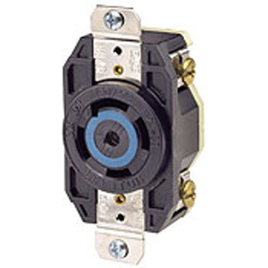 Leviton V-0-Max™ Series Locking Receptacles L21-30R Black