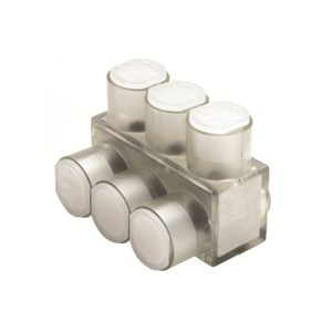 Burndy Multi-tap Connectors One Sided 10 AWG - 350 kcmil 3 Port