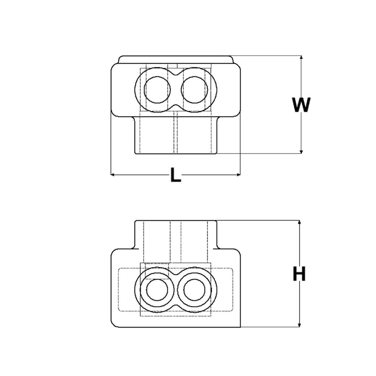 Bit350 Burndy | Burndy Multi-tap Connectors One Sided 10 AWG - 350 kcmil 2 ...