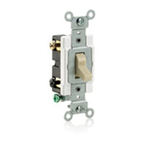 Leviton CS220-2 Series Toggle Switches 20 A Brown DPST