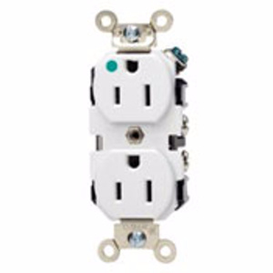 Leviton 8200 Series Duplex Receptacles 15 A 125 V 2P3W 5-15R Extra Heavy-Duty Hospital Grade Brown<multisep/>Brown
