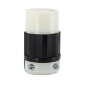 Leviton Black & White® Locking Connectors 30 A 120/208 V 4P4W Non-NEMA Uninsulated Black & White® Dry Location