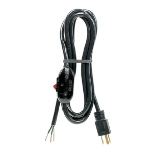 General Cable Power Supply Replacement Cord 16 AWG 8 ft Black