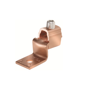 Burndy KLU Scrulug™ Series Terminal Lugs Copper 1 Conductor 4 - 3/0 AWG (Str)