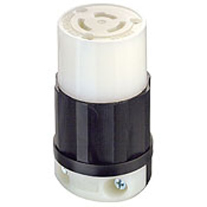 Leviton Black & White® Locking Connectors 20 A 3P3W Non-NEMA Non-Insulated Dry Location
