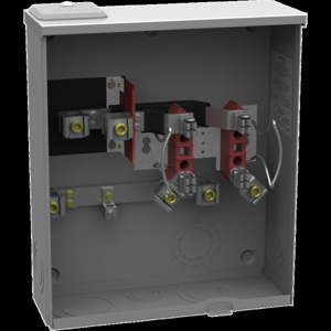 <em class="search-results-highlight">Milbank</em> No Bypass Ringless Meter Sockets 200 A 600 VAC OH/UG with Side Wireway 4 Jaw 1 Position 1 Phase Triplex Ground Small Closing Plate