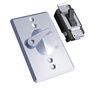 ABB Thomas & Betts Weatherproof Switch Covers Zinc Silver