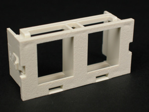 Wiremold CM2-U2KEYA 2A Series Dual Unloaded Module Inserts Plastic