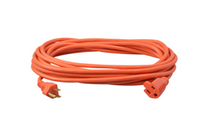 Generic Brand SJTW Extension Cords 13 A 125 V 16/3 25 ft Orange Straight 5-15P/5-15R