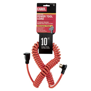 Encore Wire SJT Coiled Power Tool Extension Cords
