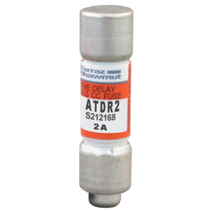 Mersen ATDR Amp-Trap 2000® Series Time Delay Class CC Fuses 2 A 600 VAC/300 VDC 200/100 kA