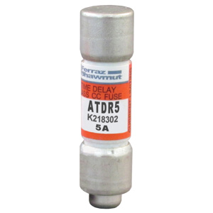 Mersen ATDR Amp-Trap 2000® Series Time Delay Class CC Fuses 5 A 600 VAC/300 VDC 200/100 kA