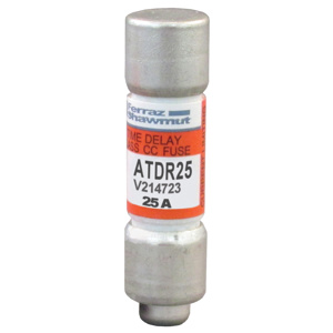 Mersen ATDR Amp-Trap 2000® Series Time Delay Class CC Fuses 25 A 600 VAC/300 VDC 200/100 kA