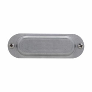 Eaton Crouse-Hinds Form 8 Series Conduit Body Covers 1/2 in Malleable Iron Electrogalvanized