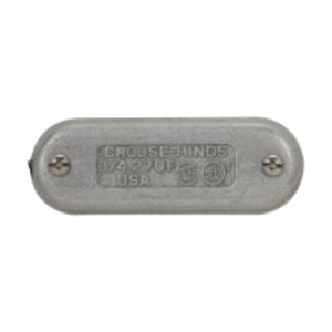 Eaton Crouse-Hinds Form 7 Series Conduit Body Covers 2 in Malleable Iron Electrogalvanized