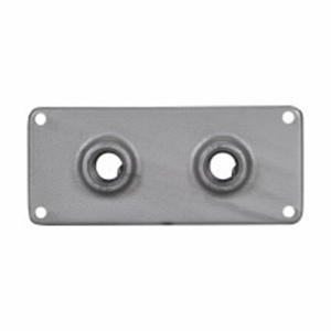 Eaton Crouse-Hinds RSP Series RS/RSM Conduit Hub Plates (2) 1 in Hub Feraloy® Iron Alloy