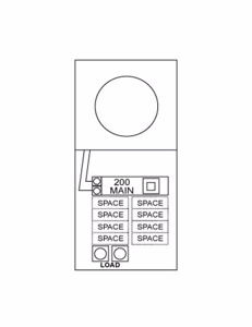 ABB Midwest Electric Ringless Service Entrance Earth Burial Pedestals