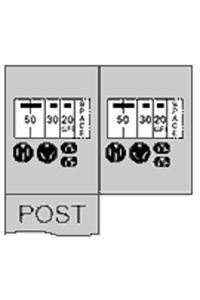 ABB Midwest Electric Unmetered RV Earth Burial Pedestals