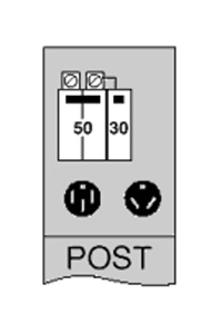 ABB Midwest Electric Unmetered RV Earth Burial Pedestals