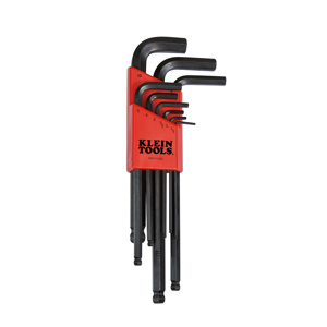 Klein Tools 9-Piece L-style Ball-end Hex Key Caddy Sets