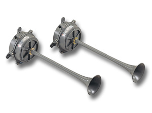 Federal Signal Model 55 Resonating Horns Gray 120 VAC