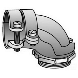 Appleton Emerson AC Series Flexible Squeeze Connectors 90 deg 1 1/4 in Clamp-on