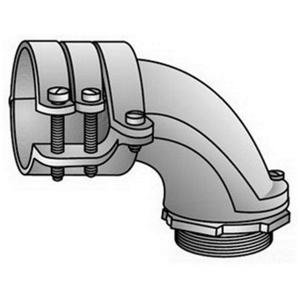 Appleton Emerson AC Series Flexible Squeeze Connectors 90 deg 2 in Clamp-on