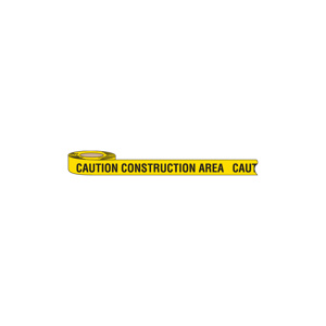 Brady Barricade Tape Black on Yellow 3 in x 1000 ft Caution Construction Area