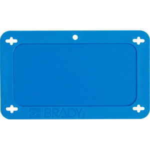 Brady Blank Valve Tags 3 x 1.5 in B-418 Plastic Blue