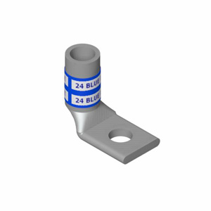 ABB Thomas & Betts Blackburn Standard Barrel Compression Lugs 9/32 in 90 deg 2 Hole 14 Cu, 12 Cu, 10 Cu