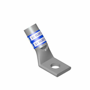 ABB Thomas & Betts Blackburn Standard Barrel Compression Lugs 1/4 in 45 deg 1 Hole Red 8 AA