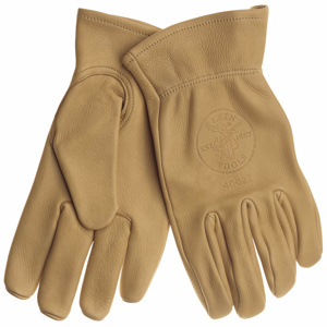 Klein Tools Cowhide Work Gloves Large Cowhide Leather