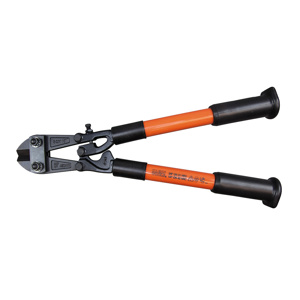Klein Tools 631 Bolt Cutters 3/8 inch, Brinell 300/Rockwell C31, 1/4 inch, Brinell 400/Rockwell C42 Metal with Grips