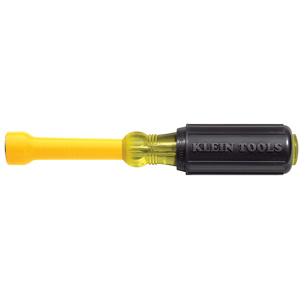 Klein Tools 640 Series Coated Hollow-shaft Nutdrivers 1/4 in Red Hollow